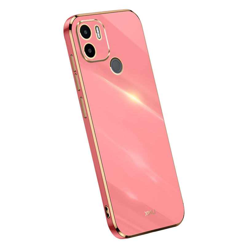 XINLI For Xiaomi Redmi A1 4G A2 4G Poco C50 4G Mobile Phone Case Electroplating Golden Edge Protector TPU Phone Cover XINLI For Xiaomi Redmi A1 4G A2 4G Poco C50 4G Mobile Phone Case Electroplating Golden Edge Protector TPU Phone Cover